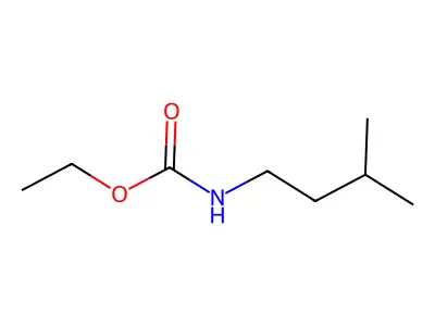 Isoamylurethan structure