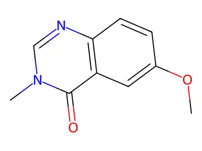 4(3H)-Quinazolinone, 6-methoxy-3-methyl- structure
