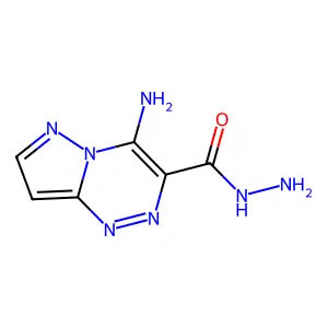 4-Aminopyrazolo[5,1-c][1,2,4]triazine-3-carbohydrazide structure
