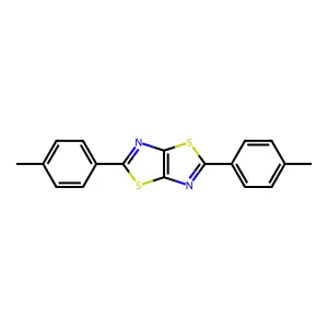 2,5-Bis(4-methylphenyl)-[1,3]thiazolo[5,4-d][1,3]thiazole structure