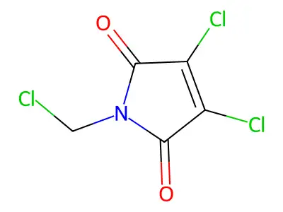 3,4-Dichloro-1-chloromethyl-pyrrole-2,5-dione structure