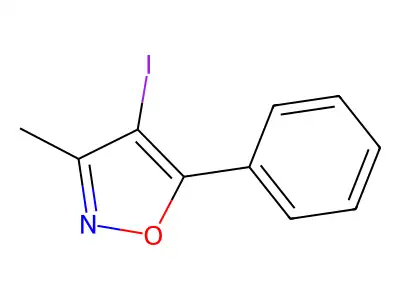 4-Iodo-3-methyl-5-phenylisoxazole structure