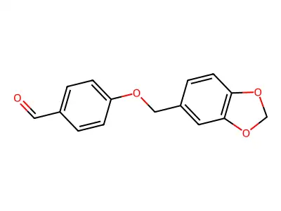 4-(Benzo[1,3]dioxol-5-ylmethoxy)-benzaldehyde structure