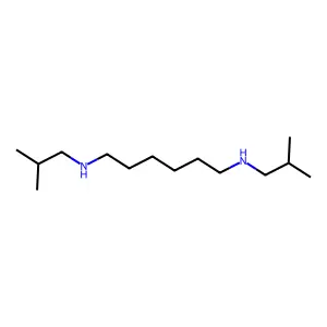 1,6-Hexanediamine, N,N'-bis(2-methylpropyl)- structure