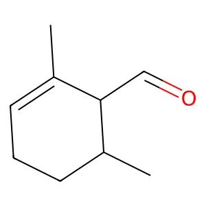 2,6-二甲基环己-2-烯-1-甲醛 structure