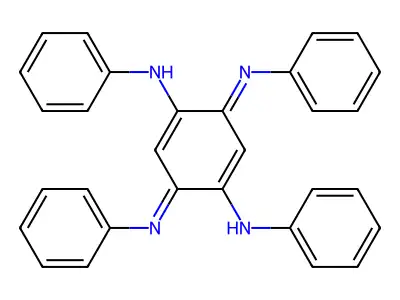 N^1^,N^4^-Diphenyl-3,6-bis(phenylimino)cyclohexa-1,4-diene-1,4-diamine structure
