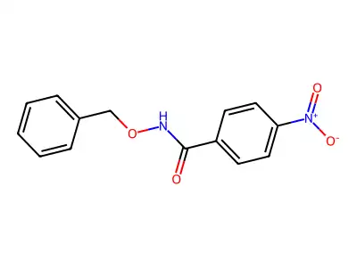 Benzamide, 4-nitro-N-(phenylmethoxy)- structure