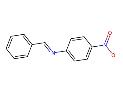 N-Benzylidene-4-nitroaniline structure