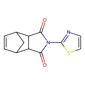 4-(1,3-Thiazol-2-yl)-4-azatricyclo[5.2.1.0~2,6~]dec-8-ene-3,5-dione structure