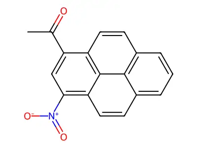 1-(3-Nitro-1-pyrenyl)-ethanone structure