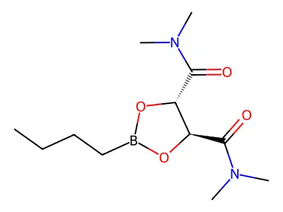 2-Butyl-N~4~,N~4~,N~5~,N~5~-tetramethyl-1,3,2-dioxaborolane-4,5-dicarboxamide structure