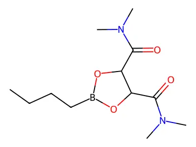 (4R,5R)-2-Butyl-N,N,N',N'-tetramethyl-1,3,2-dioxaborolane-4,5-dicarboxamide structure