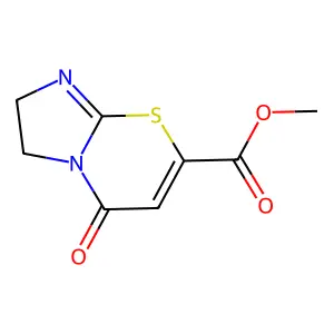 Methyl 5-oxo-2,3-dihydro-5H-imidazo(2,1-b)(1,3)thiazine-7-carboxylate structure