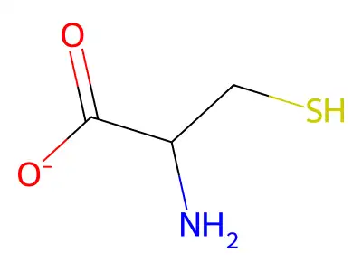 2-Amino-3-sulfanylpropanoate structure