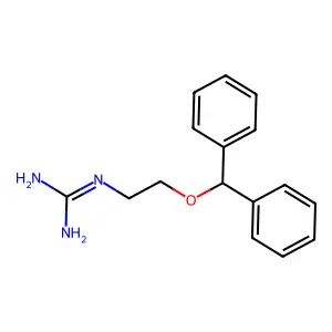 Guanidine, (2-benzhydryloxyethyl)- structure