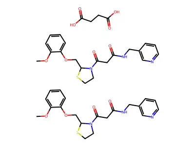 C20H23N3O4S.1/2C4H4O4 structure
