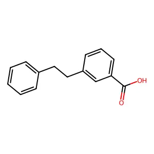 3-(2-苯乙基)苯甲酸 structure