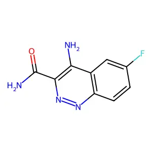 4-氨基-6-氟噌啉-3-甲酰胺 structure