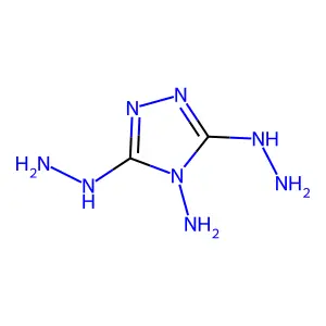 3,5-Dihydrazinyl-1,2,4-triazol-4-amine structure