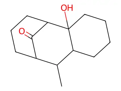 5,9-Methanobenzocycloocten-11-one, dodecahydro-4a-hydroxy-10-methyl- structure