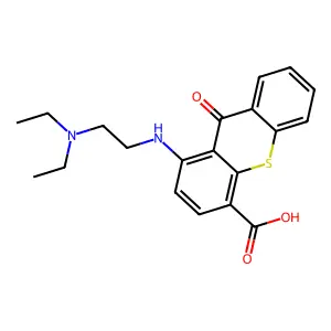 Hycanthone acid structure