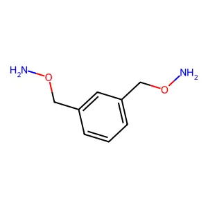 O-[[3-[(Aminooxy)methyl]phenyl]methyl]hydroxylamine structure