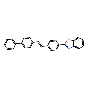 2-(4-(2-(1,1'-联苯)-4-基乙烯基)苯基)苯并噁唑 structure