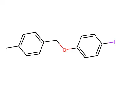1-Iodo-4-((4-methylbenzyl)oxy)benzene structure