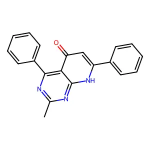2-Methyl-4,7-diphenyl-8H-pyrido[2,3-d]pyrimidin-5-one structure