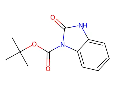 tert-Butyl 2-oxo-2,3-dihydro-1H-benzimidazole-1-carboxylate structure