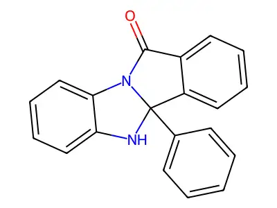 4B,5-Dihydro-4B-phenyl-11H-isoindolo(2,1-A)benzimidazol-11-one structure