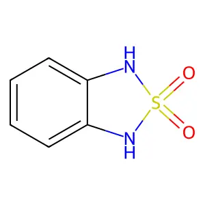 1H,3H-2,1,3-苯并噻二唑2,2-二氧化物 structure