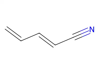 2,4-戊二烯腈 structure