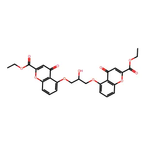 Diethyl cromoglycate structure