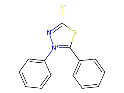 4,5-Diphenyl-1,3,4-thiadiazol-4-ium-2-thiolate structure