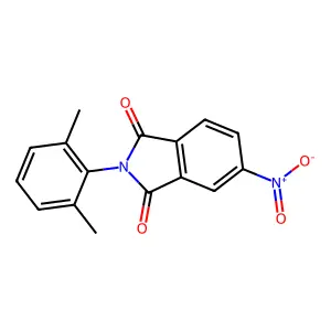 2-(2,6-Dimethylphenyl)-5-nitroisoindole-1,3-dione structure