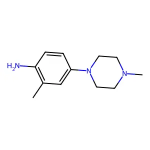 2-Methyl-4-(4-methylpiperazin-1-yl)aniline structure