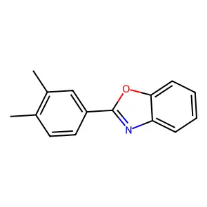 Benzoxazole, 2-(3,4-dimethylphenyl)- structure