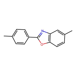 5-甲基-2-(4-甲基苯基)苯并噁唑 structure