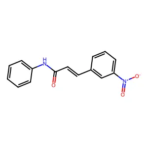 (2E)-3-(3-硝基苯基)-N-苯基丙烯酰胺 structure