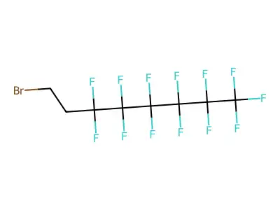 1-Bromo-1h,1h,2h,2h-perfluorooctane structure