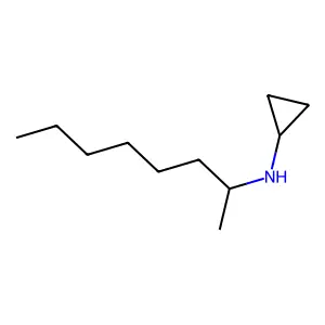 N-(Octan-2-yl)cyclopropanamine structure