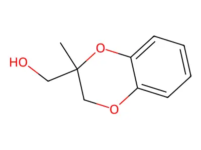 (2-Methyl-2,3-dihydro-1,4-benzodioxin-2-yl)methanol structure