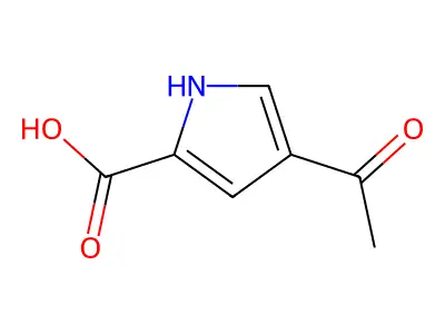 4-acetyl-1H-pyrrole-2-carboxylic acid structure