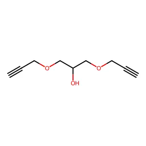 1,3-双(2-丙炔-1-基氧)-2-丙醇 structure