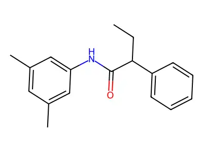 N-(3,5-dimethylphenyl)-2-phenylbutanamide structure