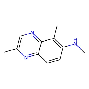 N,2,5-三甲基喹喔啉-6-胺 structure