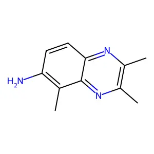 2,3,5-三甲基-6-喹喔啉胺 structure