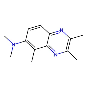 N,N,2,3,5-五甲基-6-喹喔啉胺 structure