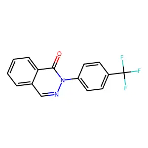 2-[4-(Trifluoromethyl)phenyl]phthalazin-1-one structure